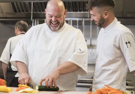 Chefs in the kitchen