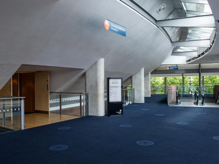 Exchange Upper Foyer Auditorium entrance