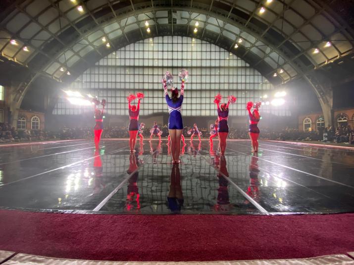 Cheerleaders in Central Hall for Future Cheer 2020 