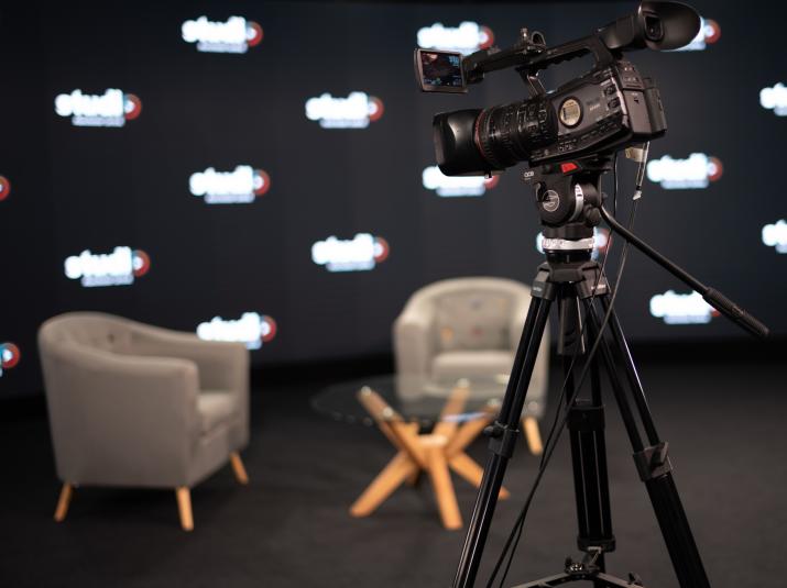 Studio - camera and chairs